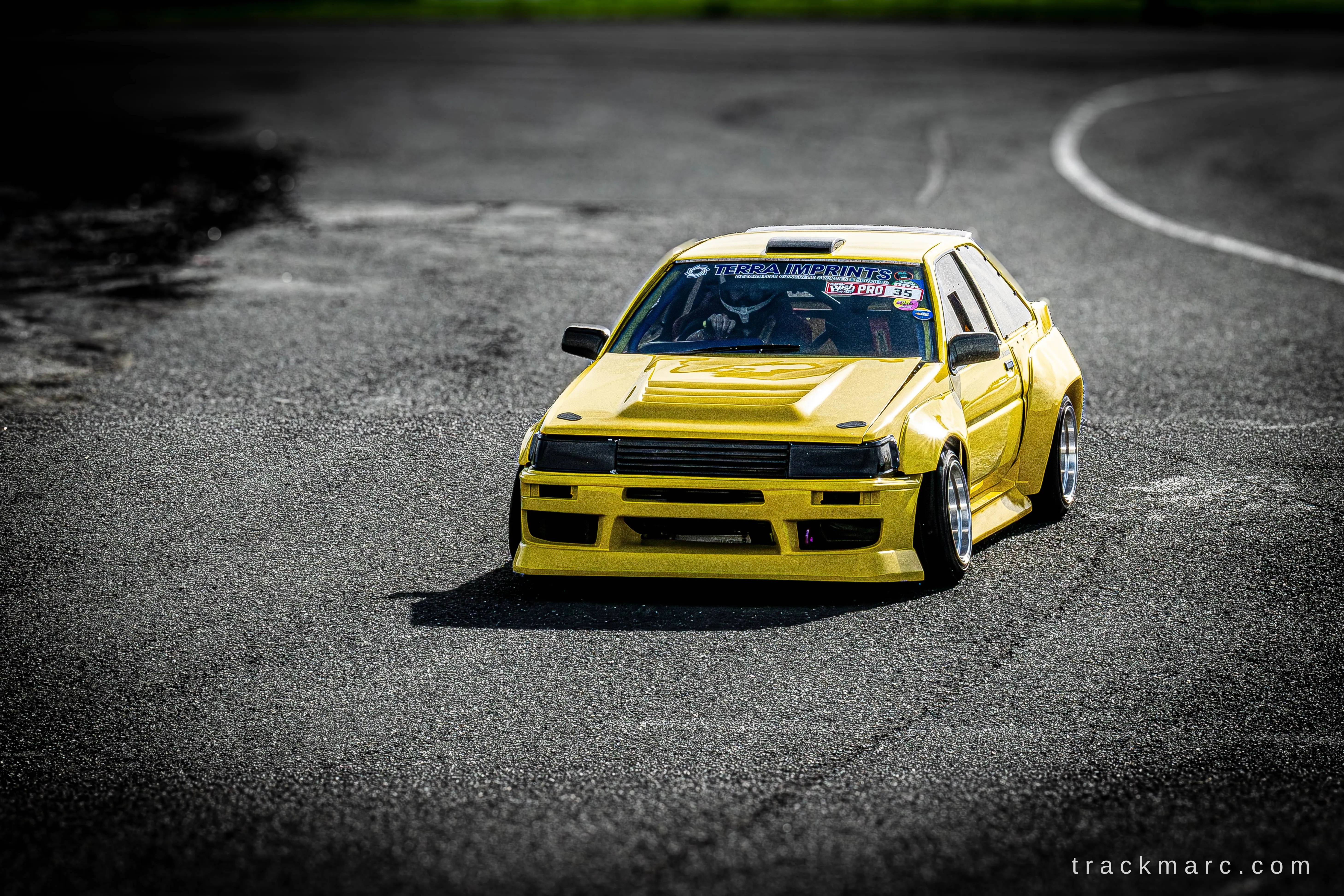 Yellow Toyota AE86 — 86 Fest