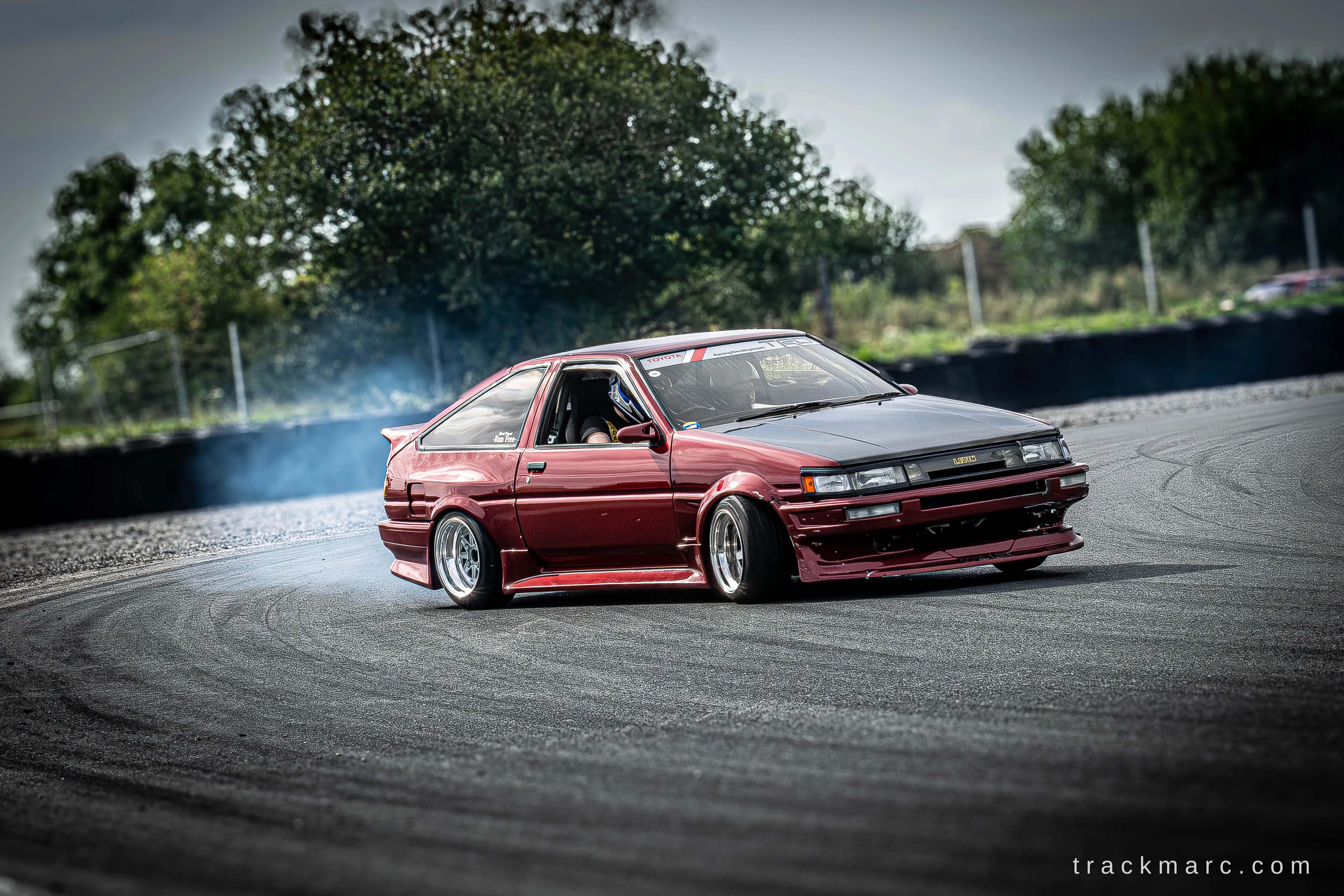 Toyota AE86 drifting at 86 Fest