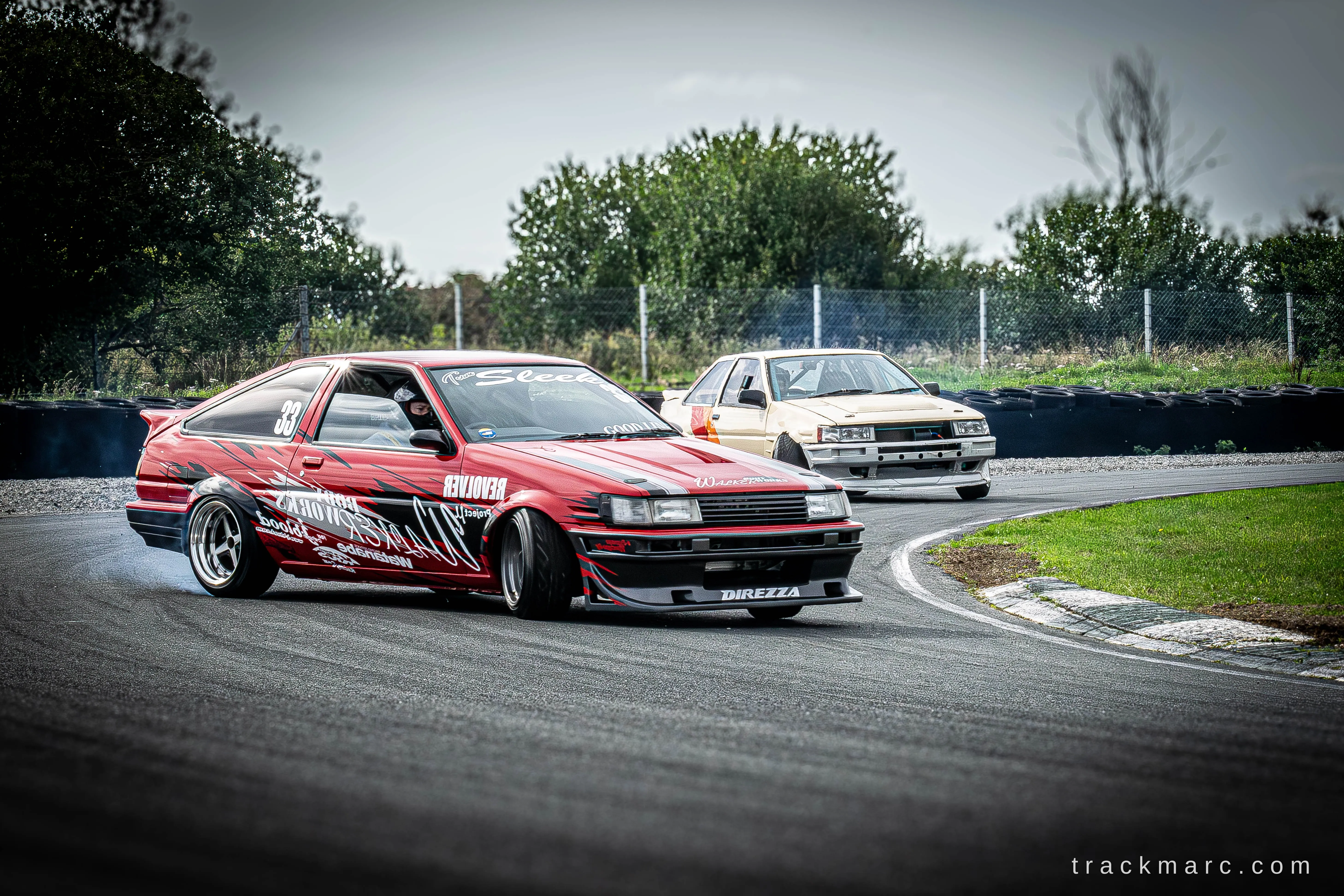 Toyota AE86 pair at 86 Fest