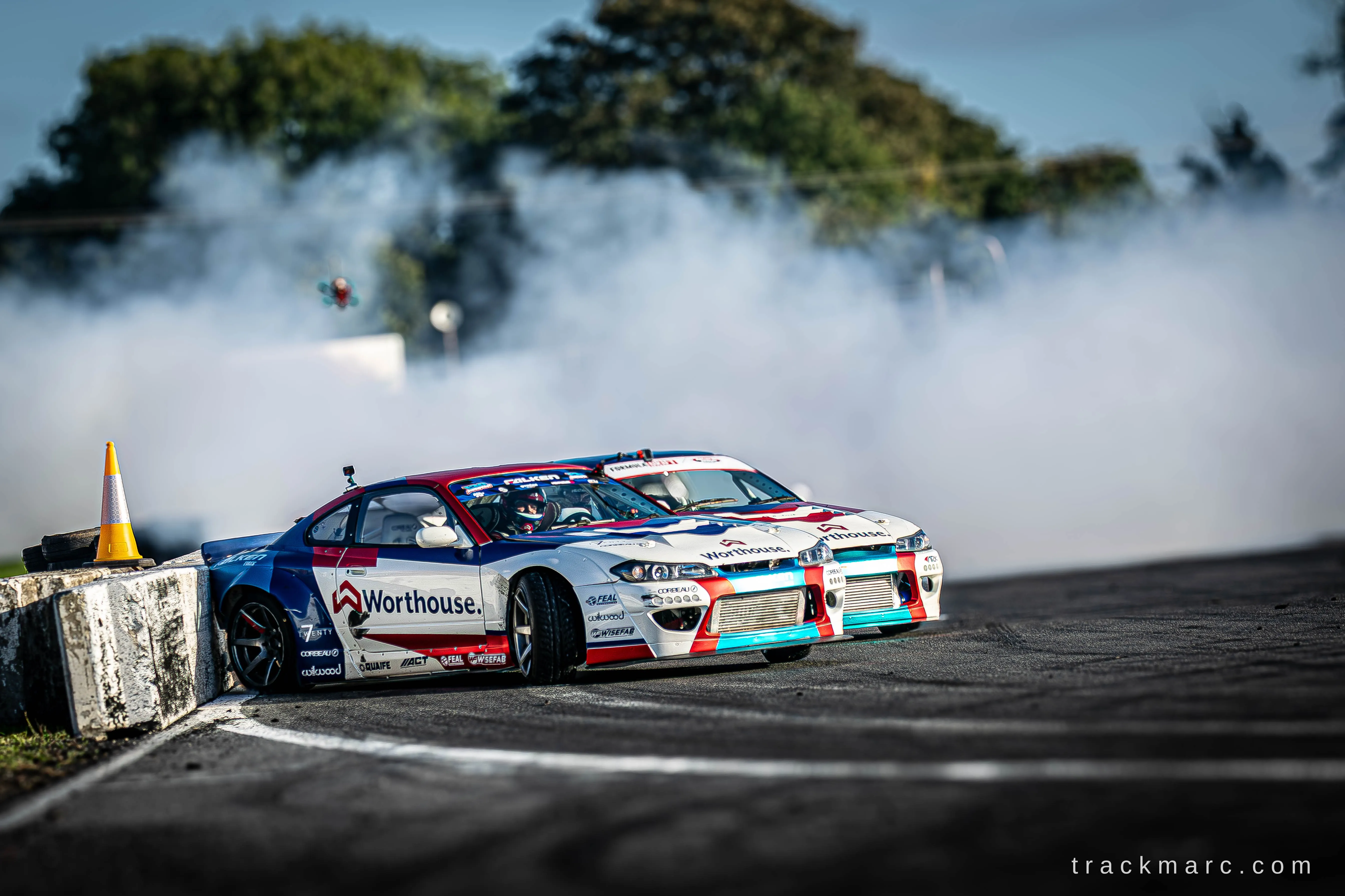 Worthouse Drift Team Nissan Silvia S15s — 130 Showdown