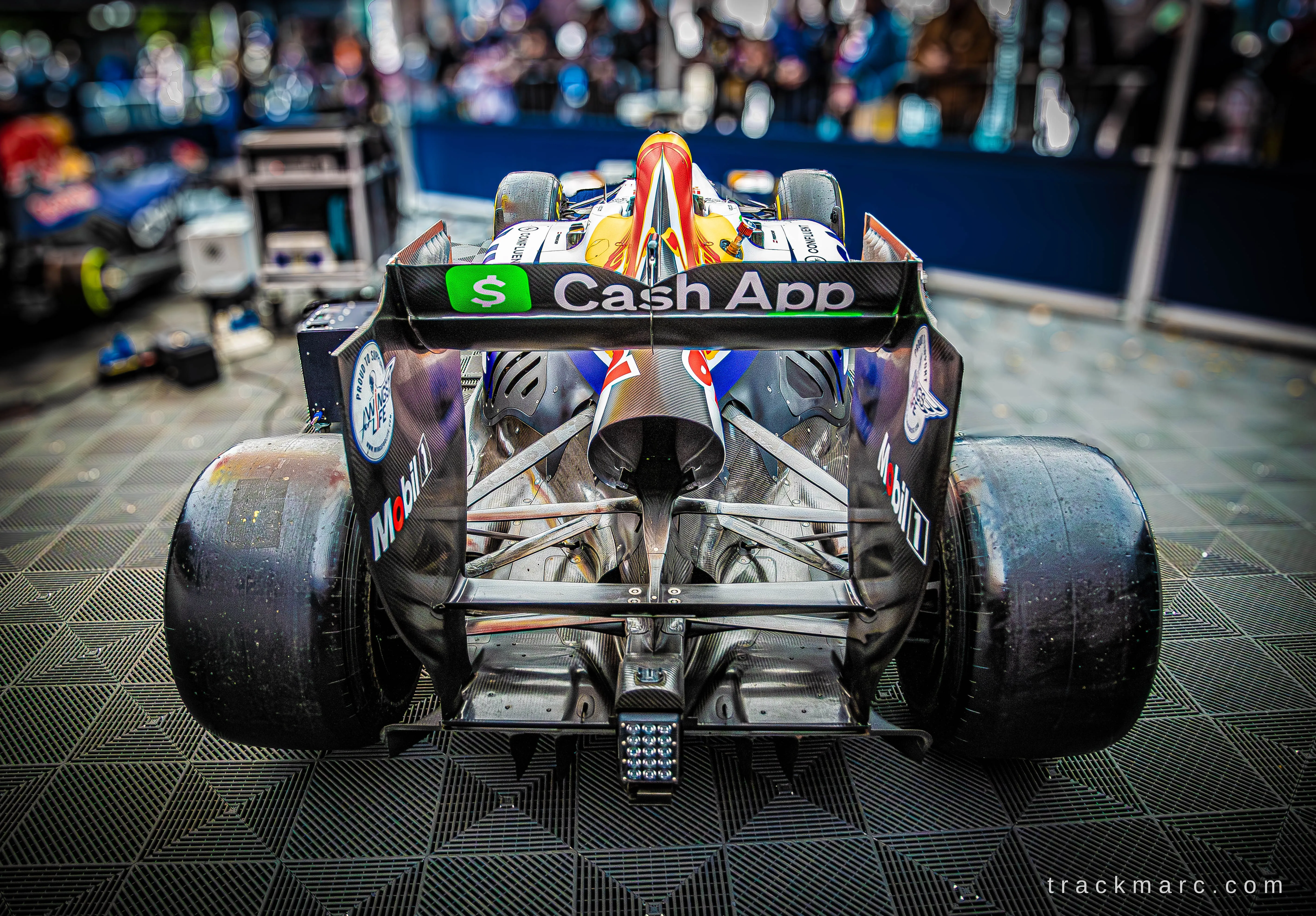 Red Bull Racing F1 car rear view — Red Bull Homerun