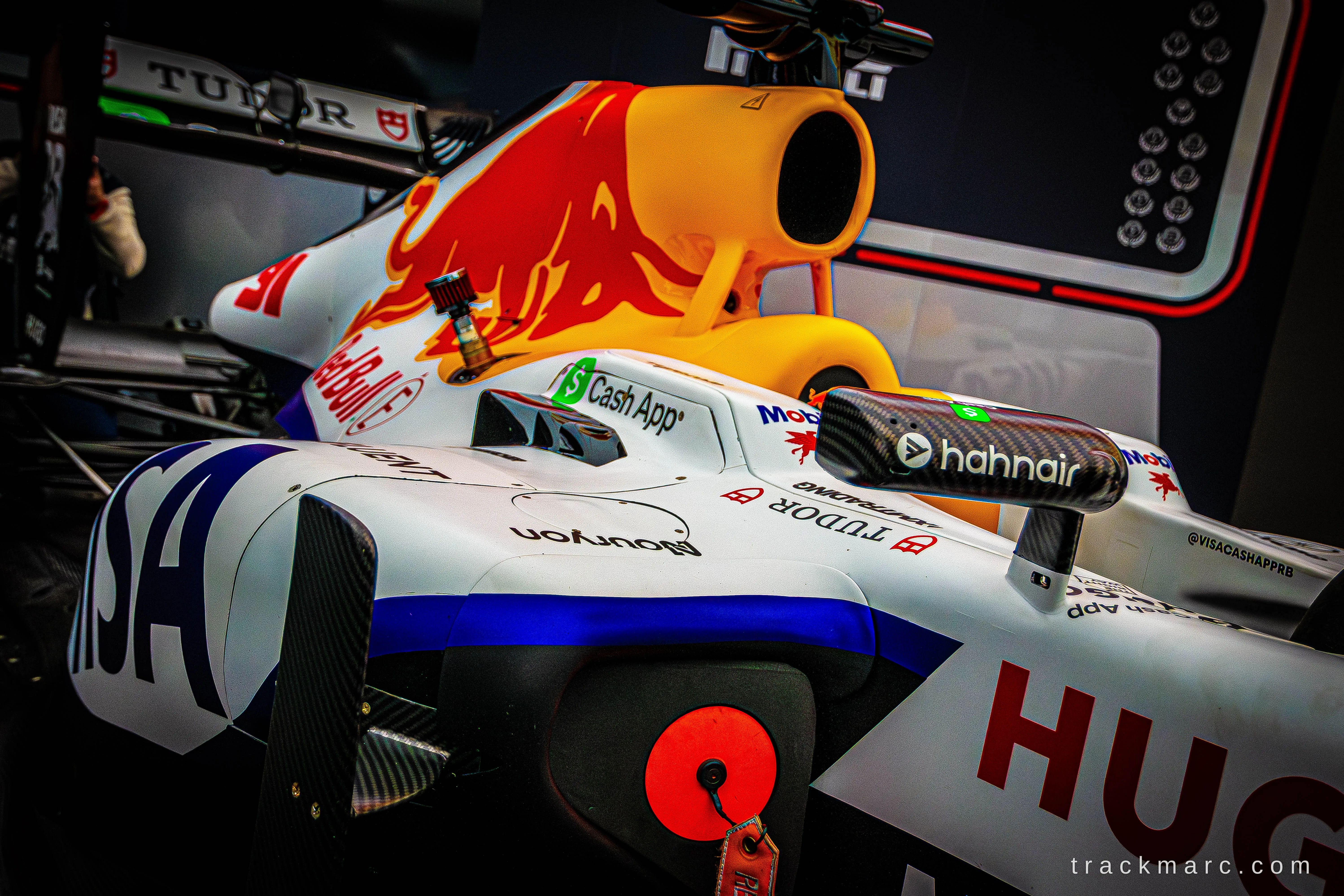 Visa Cash App RB F1 car at Red Bull Homerun