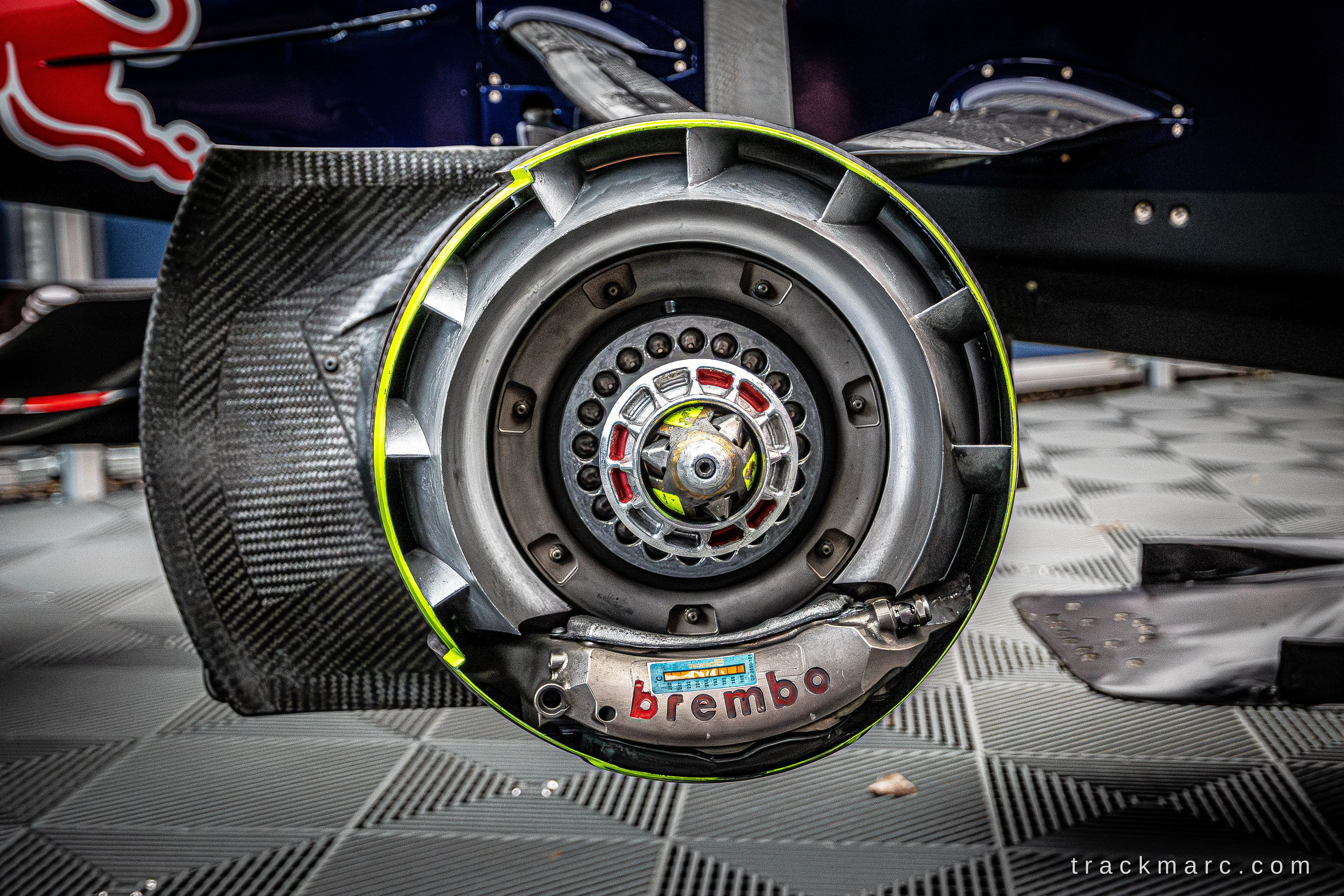 Formula 1 brake assembly — Red Bull Homerun