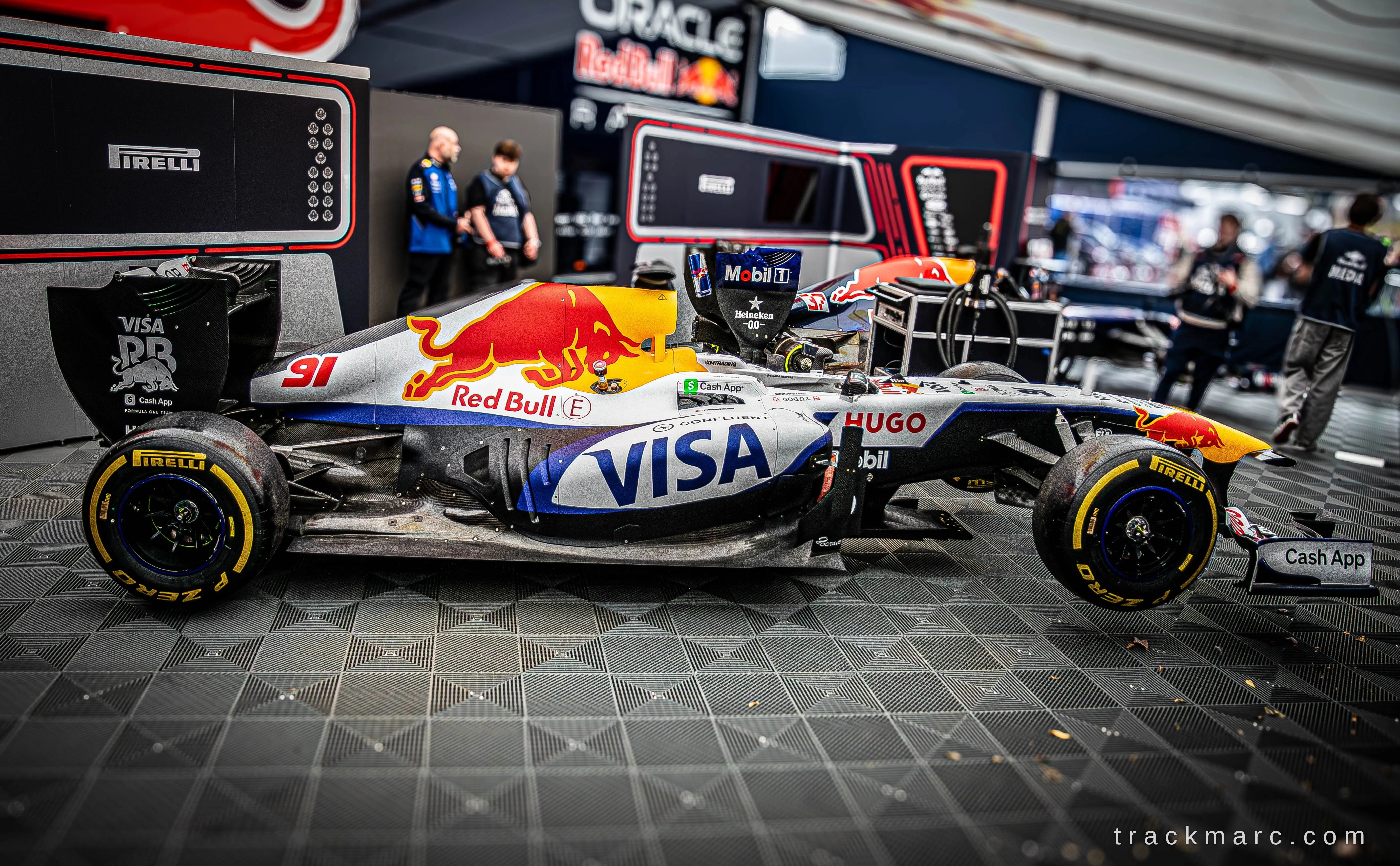 Visa Cash App RB F1 Show Car, Red Bull Homerun