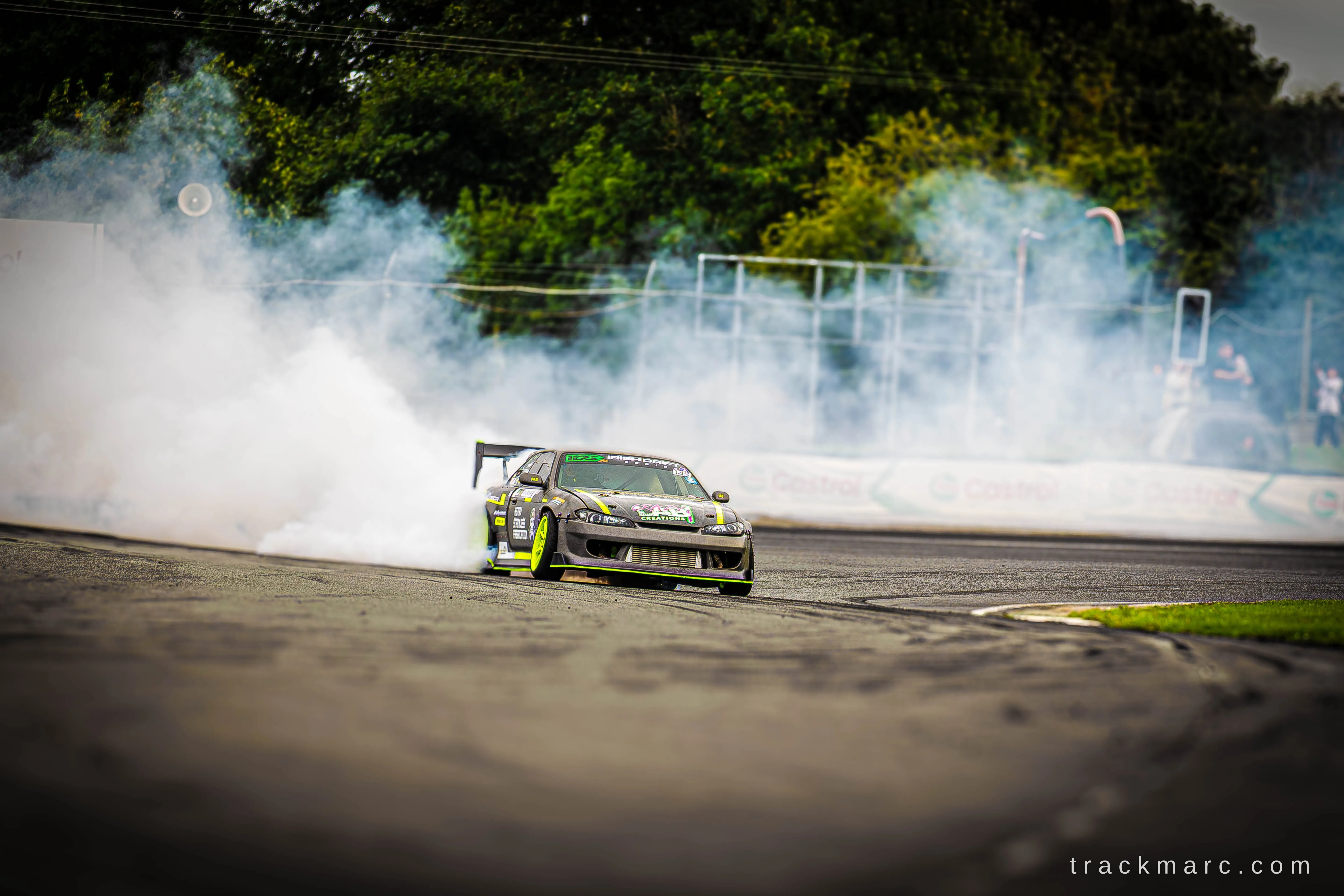 Grey Nissan Silvia S15 at 130 Showdown