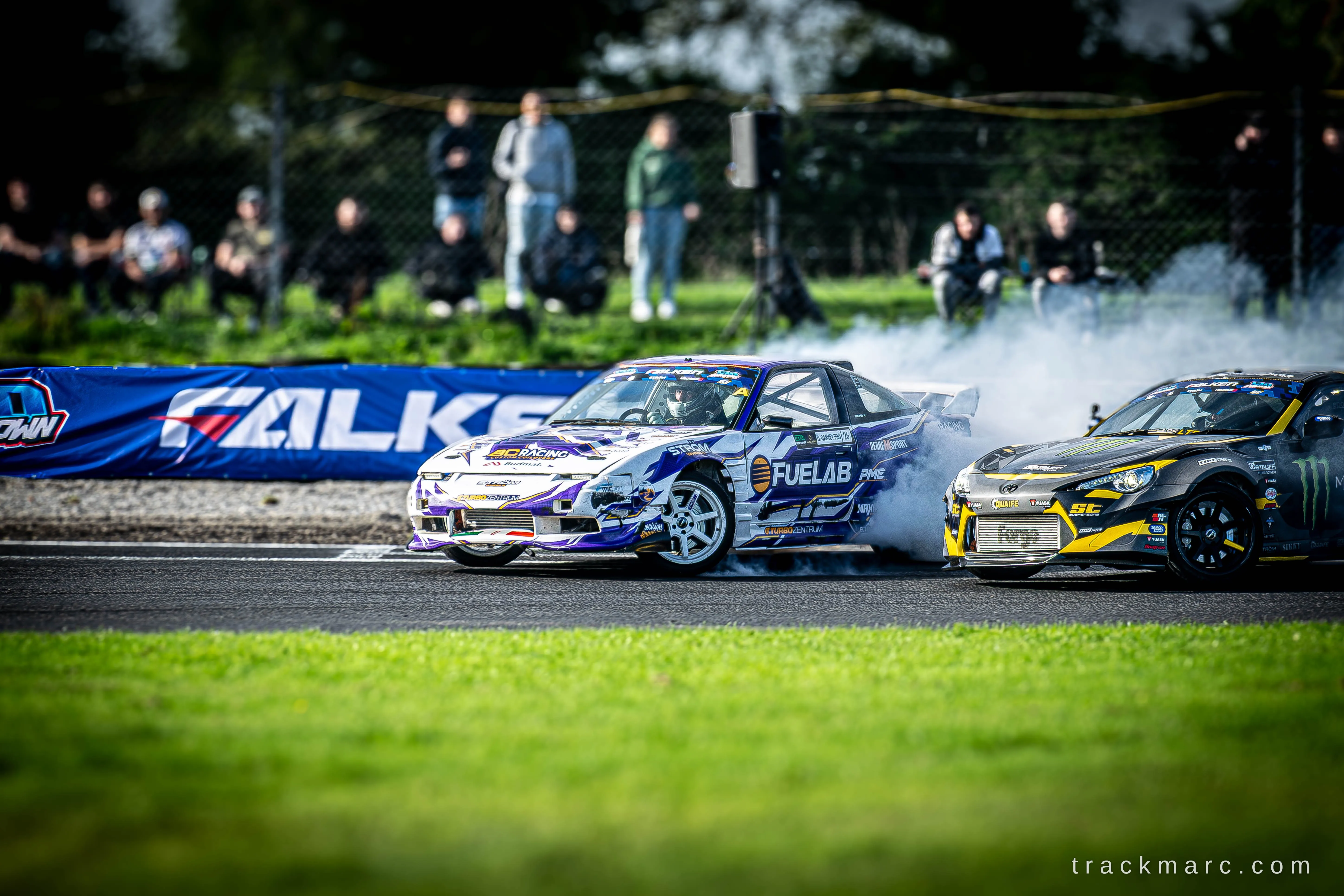 Nissan 180SX and Toyota GT86 tandem drift — 130 Showdown