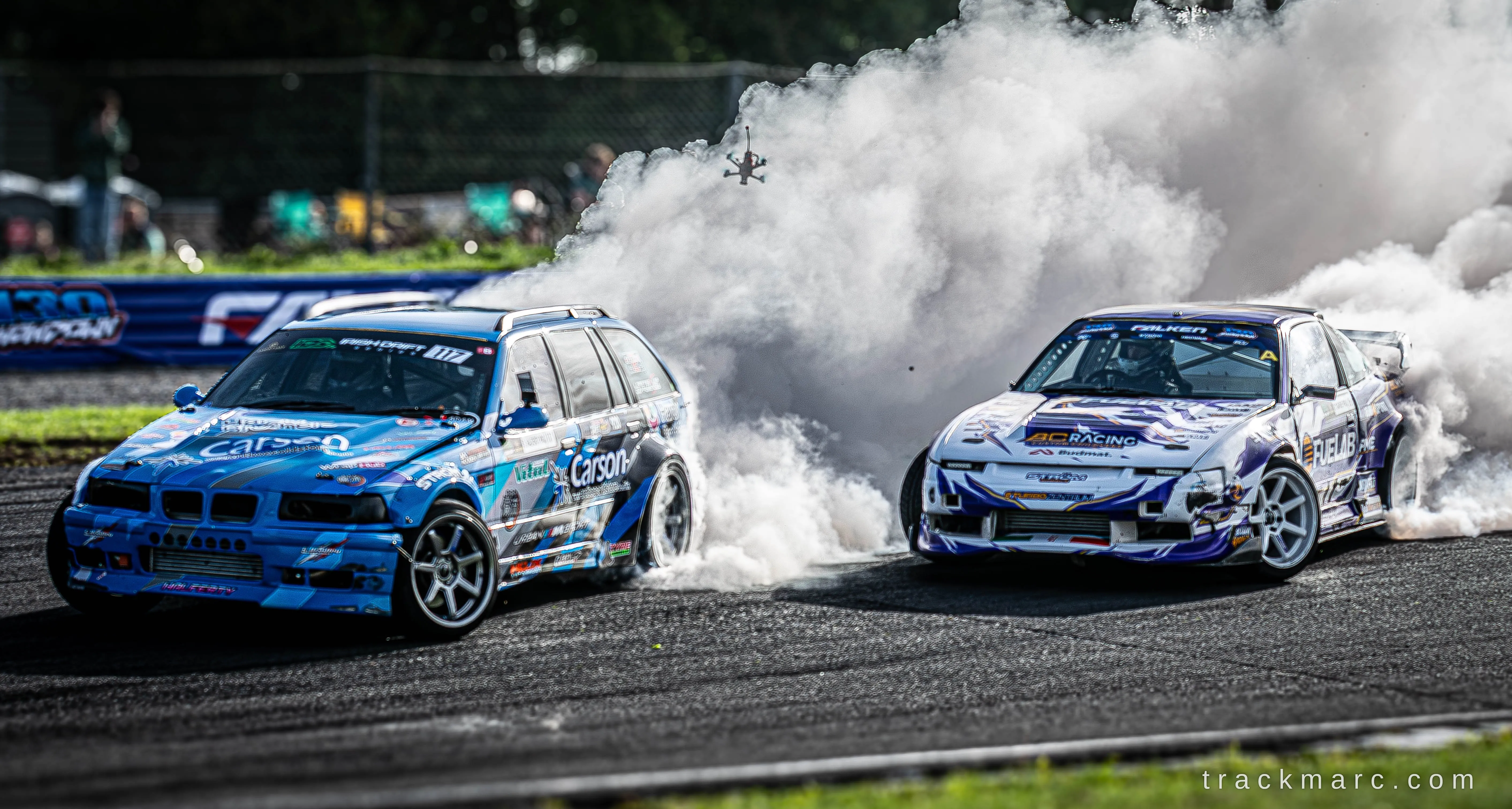 Stephen Halferty's BMW E36 Touring and Nissan 180SX at 130 Showdown