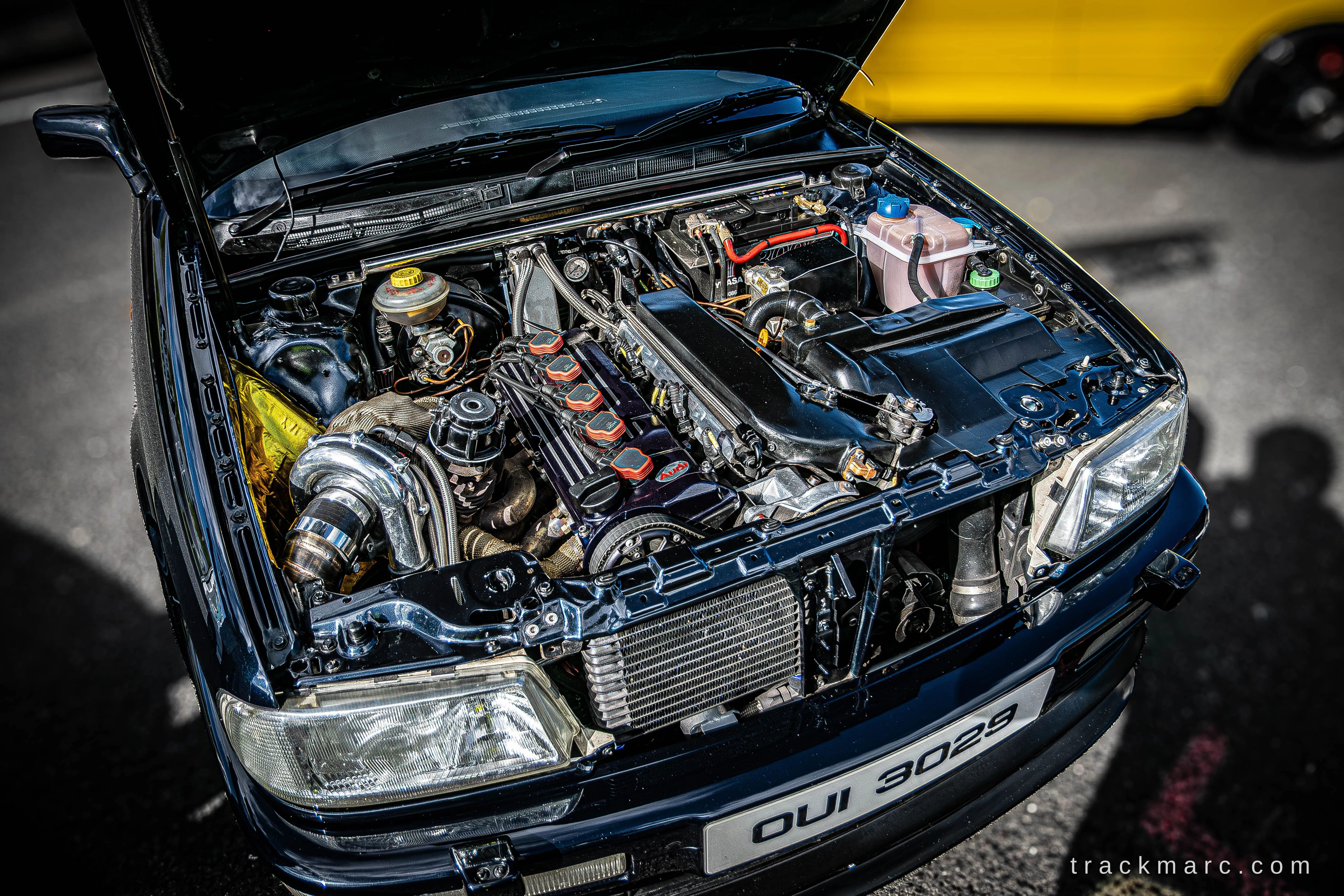 Audi engine bay — 130 Showdown