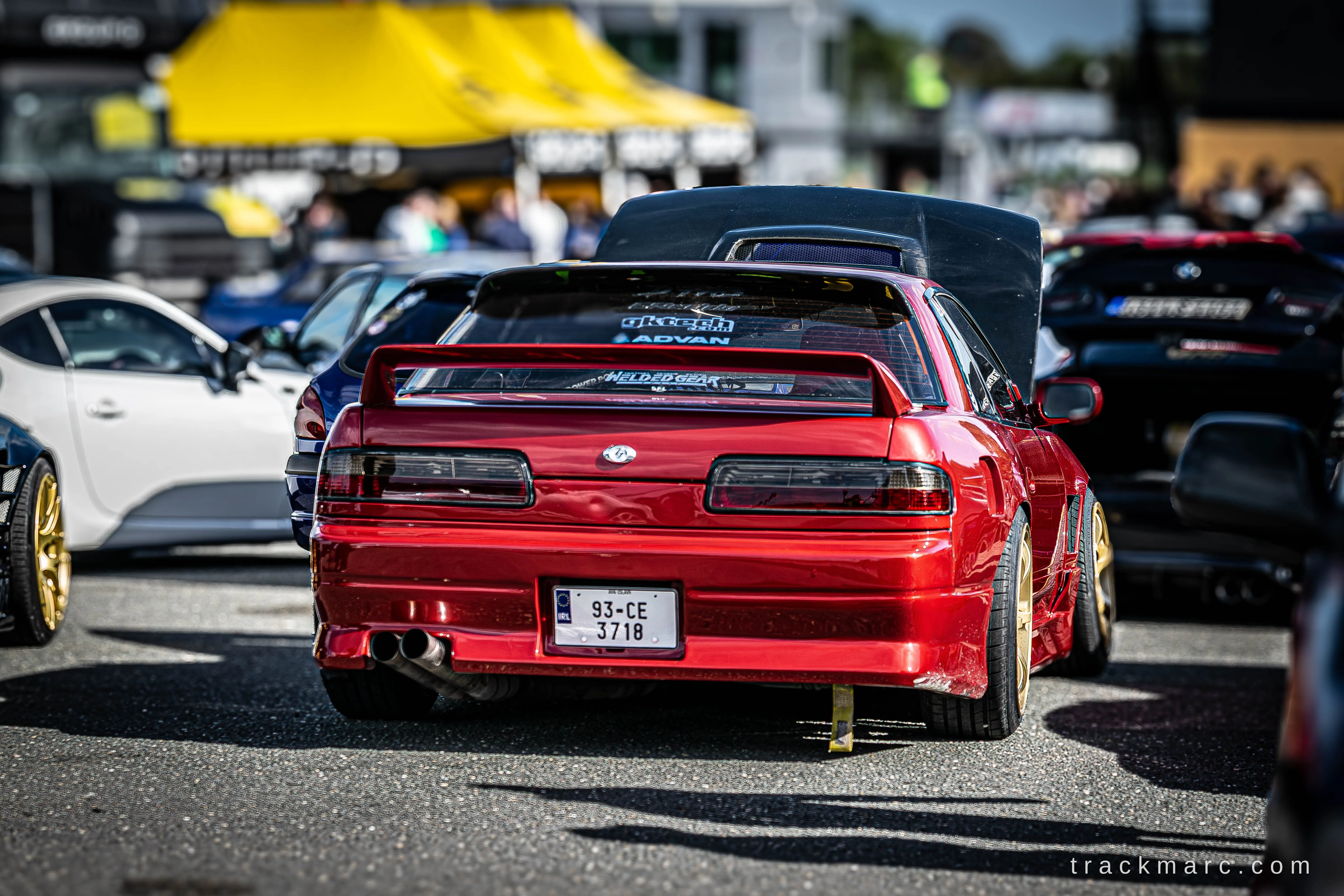 Nissan Silvia S13 in red — 130 Showdown