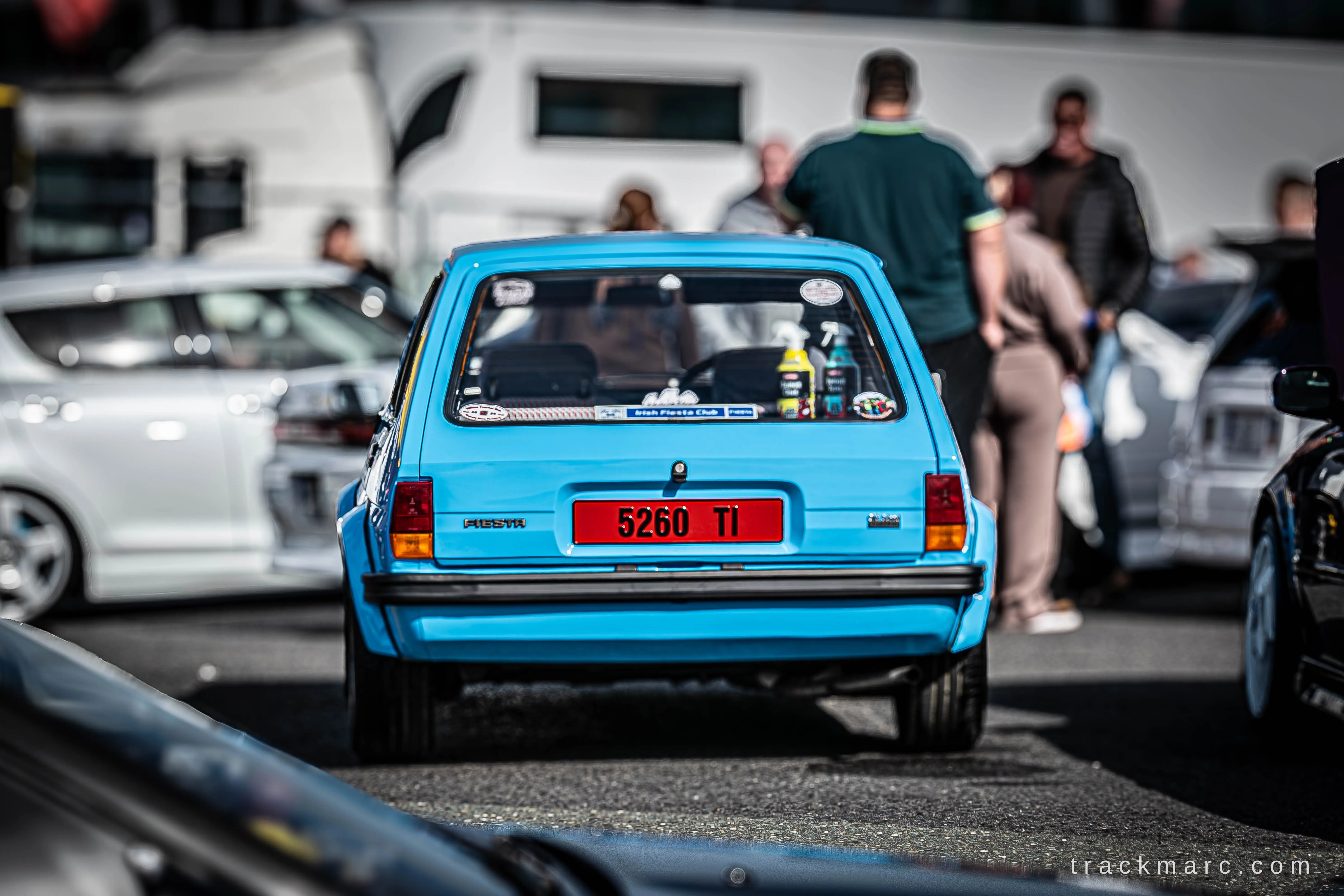 Blue Ford Fiesta — 130 Showdown