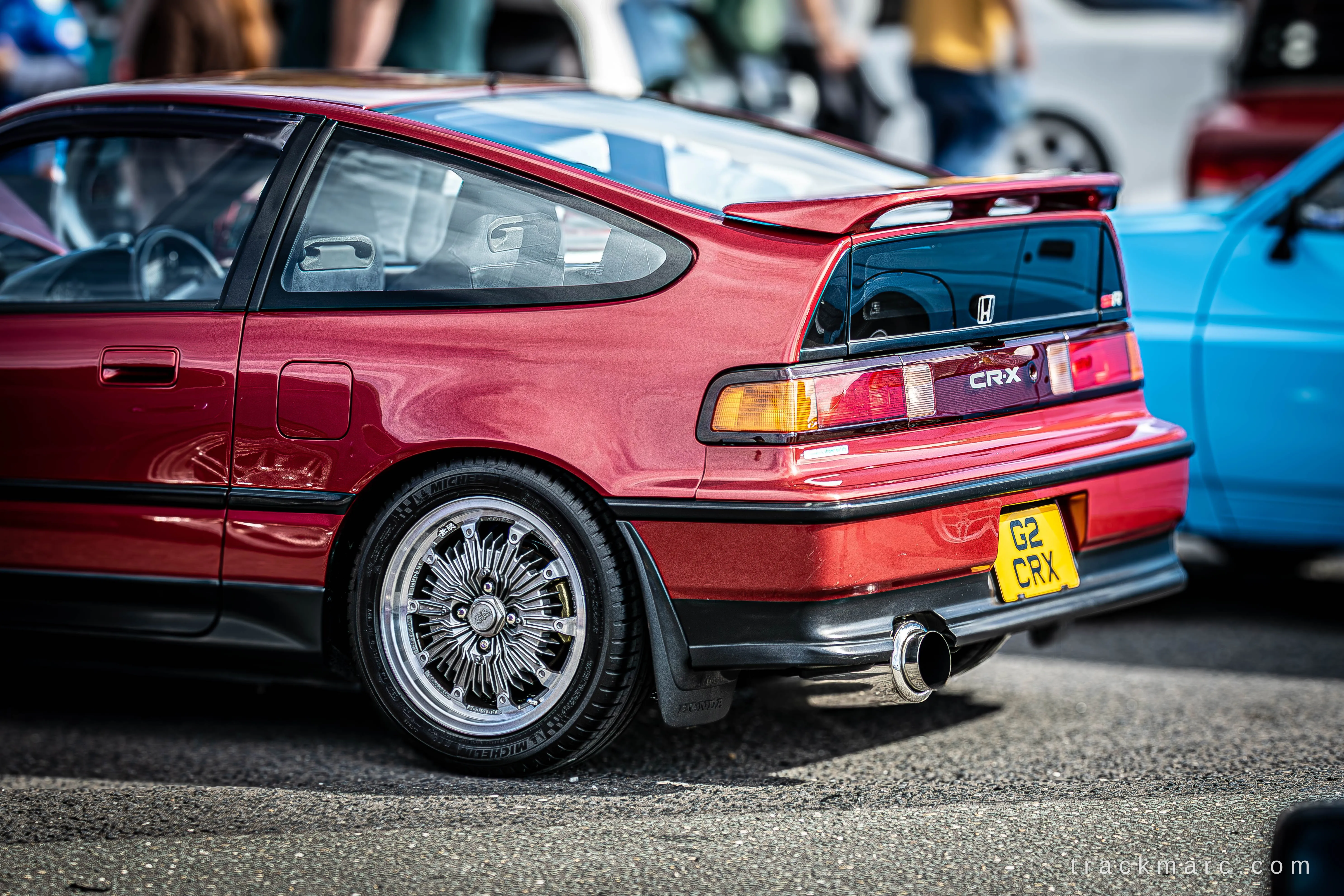 Red Honda CR-X — 130 Showdown